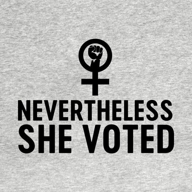 Nevertheless she voted feminist by Blister